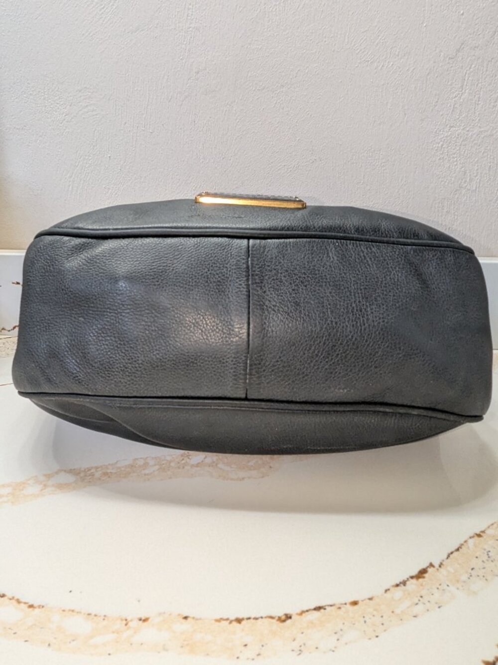 Marc Jacobs black leather hobo bag. EUC! - Picture 8 of 9